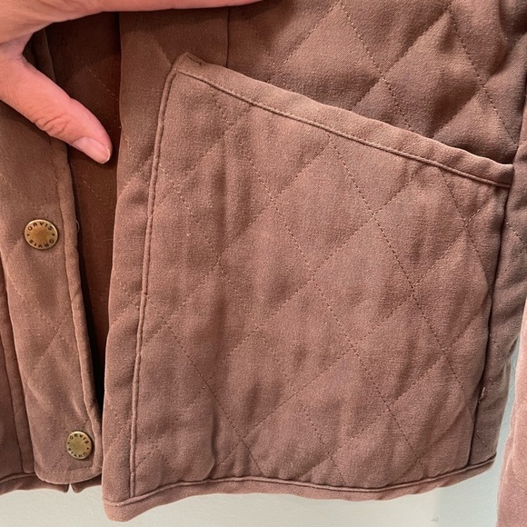 Ladies Vintage Orvis Quilted Brown Bomber Hunting Old English Countryside Jacket - Picture 6 of 10